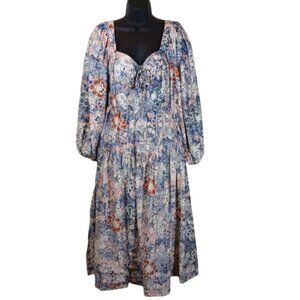 Anthropologie Moon River Floral Dress size Small